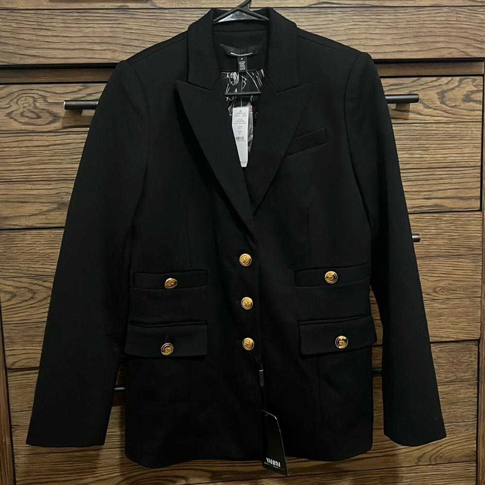 NWT White House Black Market WHBM Military Blazer Size 6